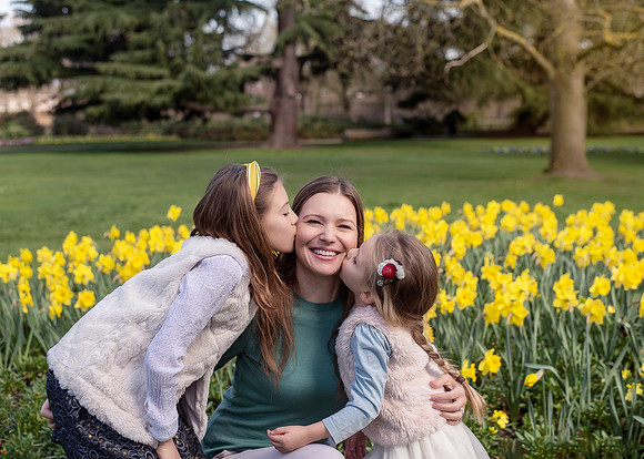 Mother and daughters
