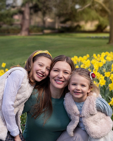 Mother and daughters