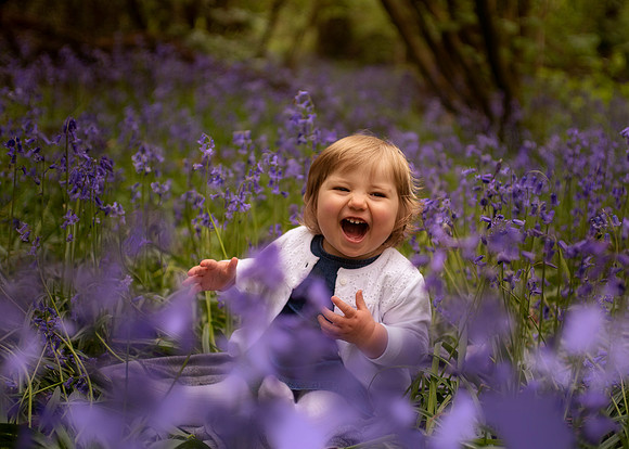 Bluebells family photo