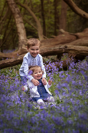 Bluebells family photo