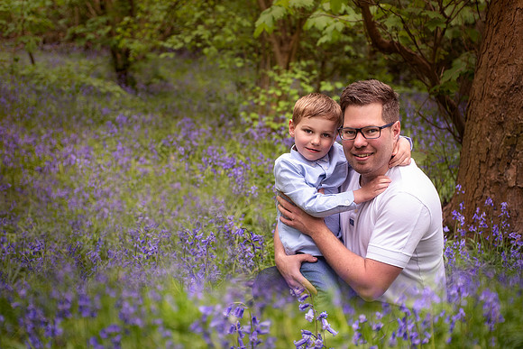Bluebells family photo