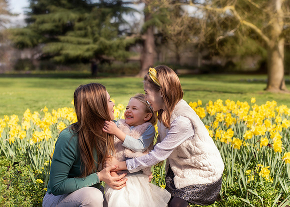 Mother and daughters