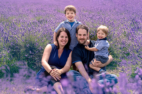 Bluebells family photo